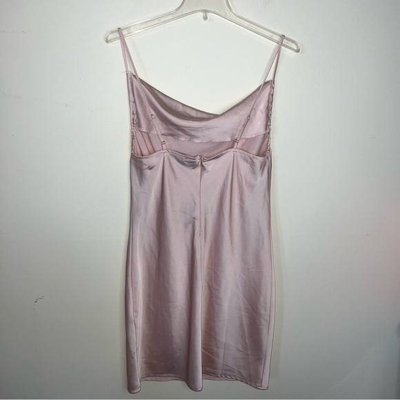 Forever 21 Slip Dress Pink Shimmery Size Medium - Picture 9 of 11